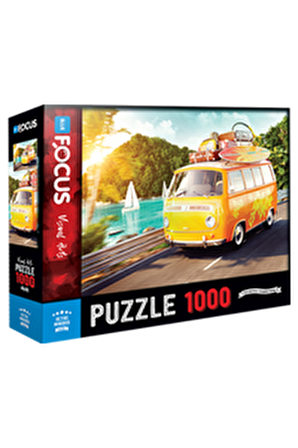 Blue Focus Taşıtlar 1000 Parça Yetişkin Puzzle