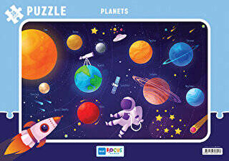 Blue Focus Planets 14+ Yaş Büyük Boy Puzzle 30 Parça