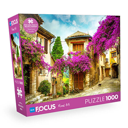 Blue Focus Provence 14+ Yaş Küçük Boy Puzzle 1000 Parça