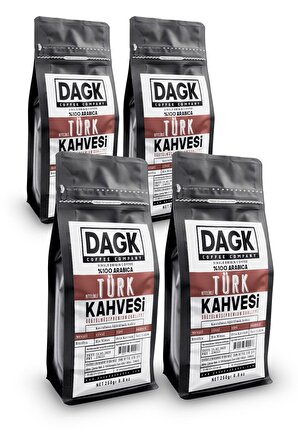 Dagk Coffee 250 gr 4'lü Türk Kahvesi