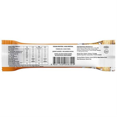 Fellas Yüksek Protein Bar - Yer Fıstıklı ve Kakaolu 45 g