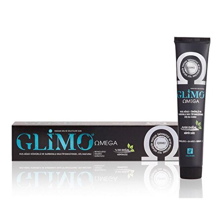 Glimo Omega Beyazlatma Aktif Karbon Diş Macunu 75 ml 