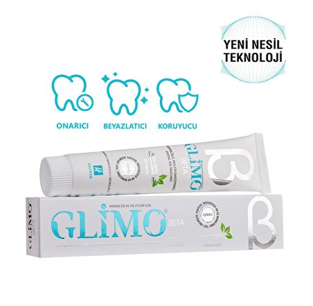 Glimo Beta Propolisli Köpüksüz Doğal Diş Macunu 20 ml