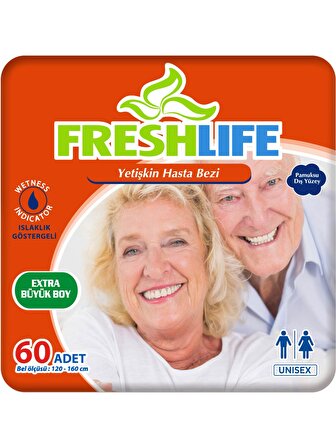 2'li Freshlife Xlarge Yetişkin Hasta Bezi 30x2 (60 Adet)