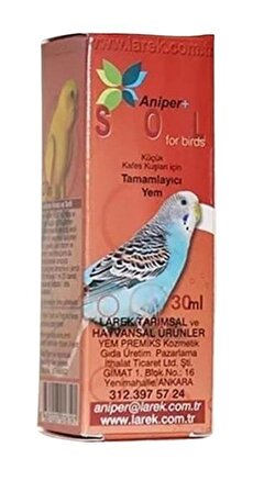 Aniper Sol Kafes Kuşları İçin Aminoasit Vitamin 30 ml