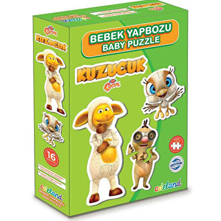 Adeland Hayvanlar 16 Parça Çocuk Puzzle