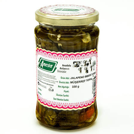 JALAPENO BİBERİ TURŞUSU 330 G.