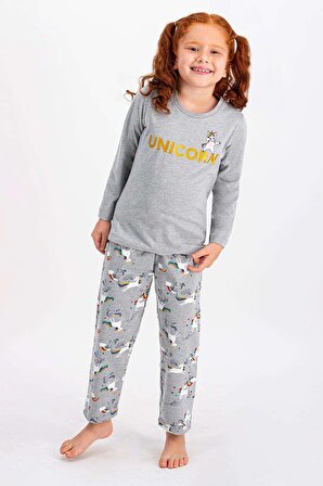 Arnetta Unicorn Grimelanj Kız Çocuk Pijama Takımı