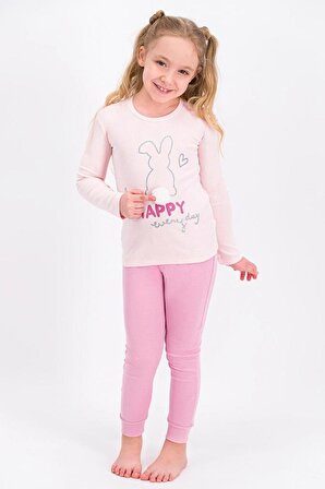 Rolypoly Be Happy Everyday Tozsomon Kız Çocuk Pijama Takımı