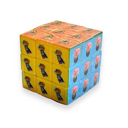 Rubik Küp Resimli Renkli Kahramanlar 3x3x3