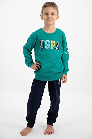 U.S. Polo Assn Yeşil Çocuk İkili Takım