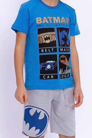 Batman Lisanslı The Ultimate Kit Cobalt Erkek Çocuk Bermuda Takım