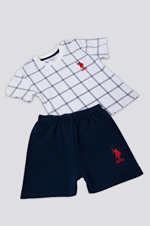 U.S. Polo Assn Nice Little Baby Krem Bebek Tshirt Takım