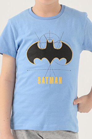 Batman L1580-2 Erkek Çocuk T-Shirt Indigo
