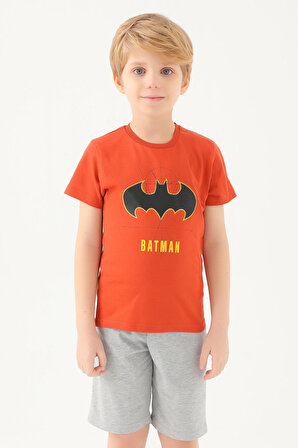 Batman L1580-2 Erkek Çocuk T-Shirt Tarçın