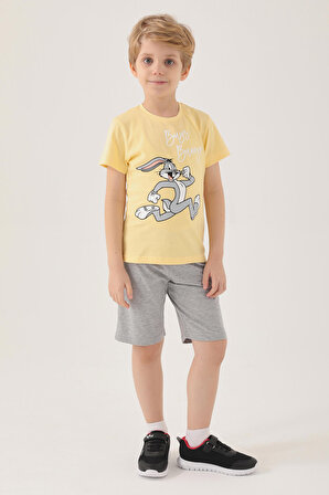 Looney Tunes L1582-2 Erkek Çocuk T-Shirt Puding