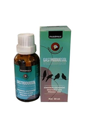 Pharmax Gastroduosol Kuşlar İçin Sindirim Sistemi Düzenleyici 30 ml