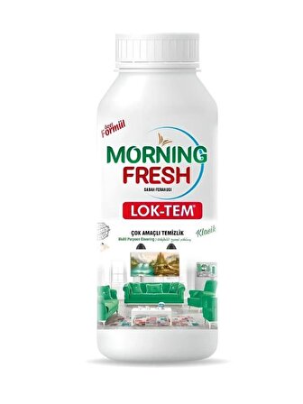 Lok Tem Sabah Ferahlığı Klasik Yeşil Paket 1000Ml Konsantre Çok Amaçlı Temizleyici 