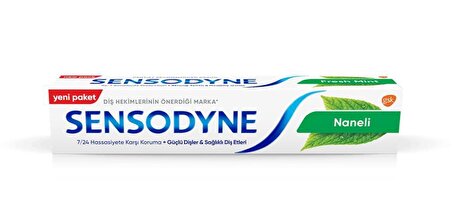 Sensodyne Nane Aromalı Beyazlatma Diş Macunu 100 ml 