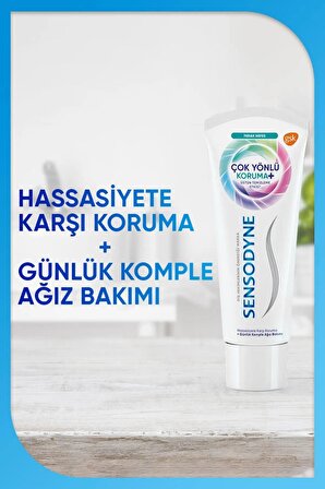 Sensodyne Çok Yönlü Koruma Diş Macunu 4x75 ml Üstün Temizleme