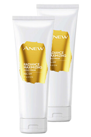 Avon Anew Radiance Maximising Gold Yüz Maskesi 75 Ml. İkili Set