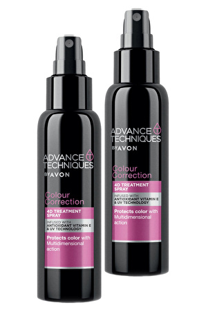 Avon Advance Techniques Colour Correction 4D Treatment Spray 100 Ml. İkili Set