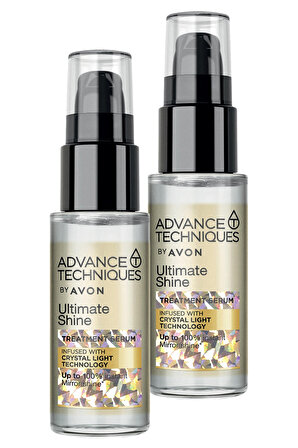 Avon Advance Techniques Ultimate Shine Treatment Serum 30 Ml. İkili Set
