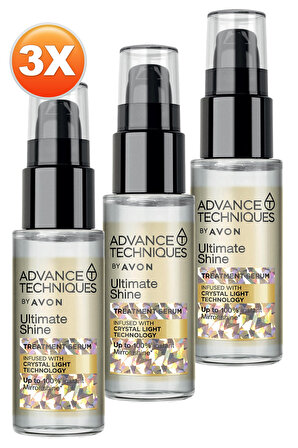 Avon Advance Techniques Ultimate Shine Treatment Serum 30 Ml. Üçlü Set