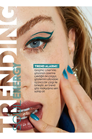 Avon Graphic Liner Keskin Uçlu Likit Eyeliner Sea Emerald