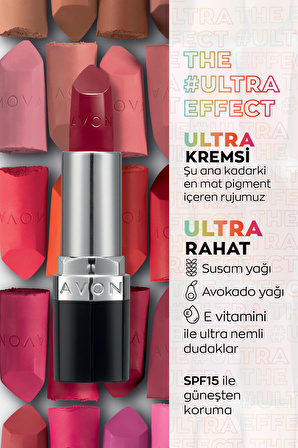 Avon Ultra Kremsi Ruj Wine Berry