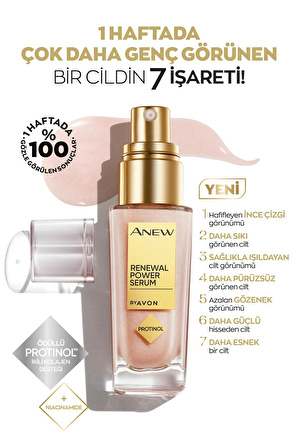 Avon Anew Renewal Power Protinol Serum ve Göz Çevresi Kremi Paketi