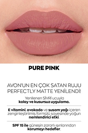 Avon Ultra Mat Ruj Paketi Marvellous Mocha, Nude Suede ve Pure Pink