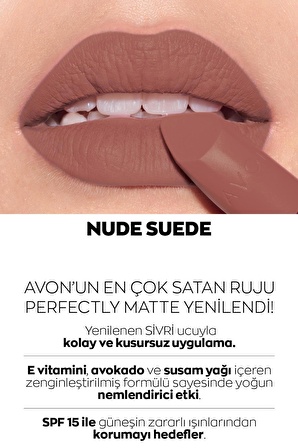 Avon Ultra Mat Ruj Paketi Marvellous Mocha, Nude Suede ve Pure Pink