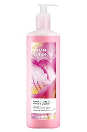Avon Senses Delicate Moment, Sweat & Joyful ve Raspberry Delight Duş Jeli Paketi