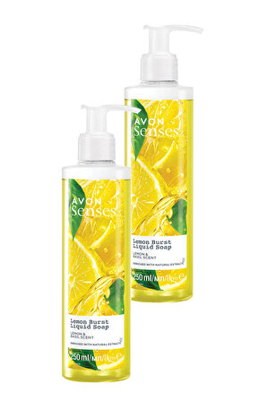 Avon Senses Lemon Burst Limon ve Reyhan Kokulu Sıvı Sabun 250 Ml. İkili Set