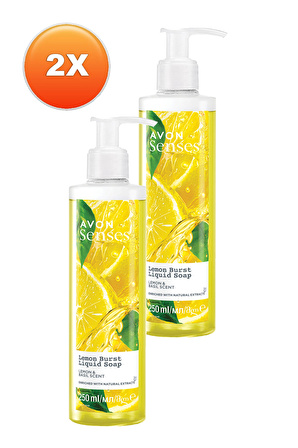 Avon Senses Lemon Burst Limon ve Reyhan Kokulu Sıvı Sabun 250 Ml. İkili Set