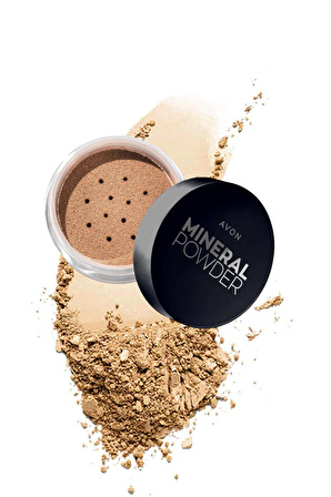 Avon Mineral Loose Pudra Fondöten Sand Beige