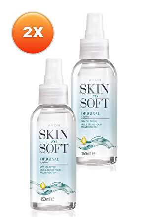 Avon Skin So Soft Orijinal Kuru Yağ Spreyi 150 Ml. İkili Set