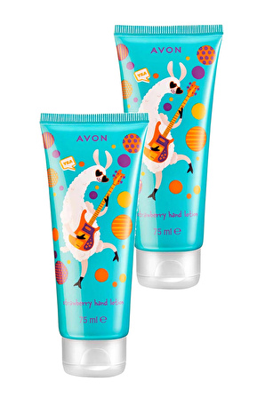 Avon Lama Dude Naturals Çilek Kokulu Çocuk El Kremi 75 Ml. İkili Set