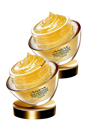 Avon Anew Cilt Yenileyici Protinollü Altın Emülsiyon Gece Yüz Kremi 50 Ml. İkili Set