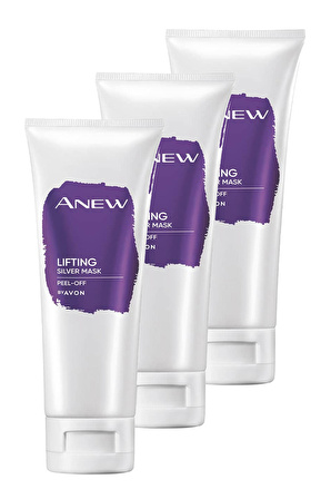 Avon Anew Lifting Toparlayıcı Soyulan Gümüş Maske 75 Ml. Üçlü Set