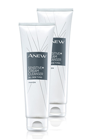 Avon Anew Sensitive Hassas Ciltlere Özel Krem Yüz Temizleyici 150 Ml. İkili Set