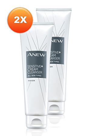 Avon Anew Sensitive Hassas Ciltlere Özel Krem Yüz Temizleyici 150 Ml. İkili Set