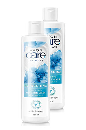 Avon Care Intimate Refreshing E Vitamini İçeren Dış Genital Bölge Temizleyici 250 Ml. İkili Set