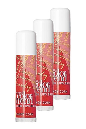 Avon Color Trend Lush Dudak Balmı Spf15 - Candy Corn Üçlü Set