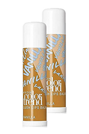Avon Color Trend Lush Dudak Balmı Spf15 - Vanilla İkili Set