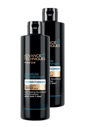 Avon Advance Techniques Argan Yağı İçeren Besleyici Saç Kremi 250 Ml. İkili Set