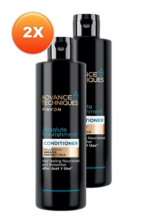 Avon Advance Techniques Argan Yağı İçeren Besleyici Saç Kremi 250 Ml. İkili Set