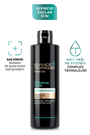 Avon Advance Techniques Bukle Belirginleştirici Saç Kremi 250 Ml. İkili Set