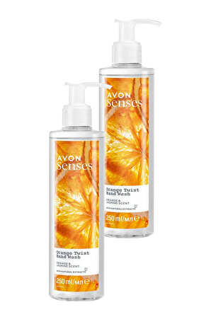 Avon Senses Orange Twist Portakal ve Yasemin Kokulu Sıvı El Sabunu 250 Ml. İkili Set